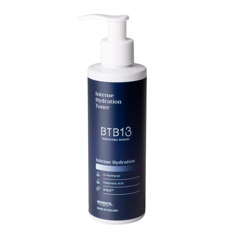 BTB13 Intense Hydration Toner kosteuttava kasvovesi D-pantenolilla ja hyaluronihapolla, Berner