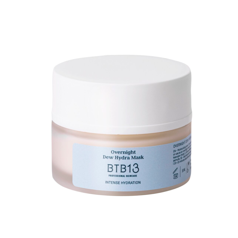 BTB13 Overnight Dew Hydra Mask 50 ml kosteusnaamio kasvoille, Berner