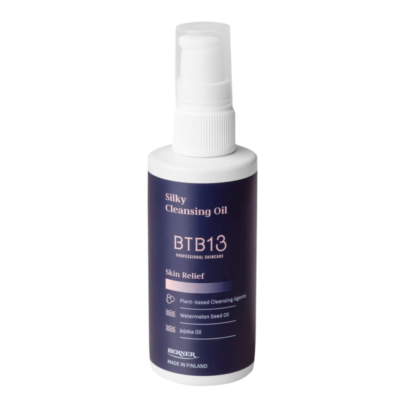 BTB13 Silky Cleansing Oil 100 ml puhdistusöljy herkälle iholle, Berner
